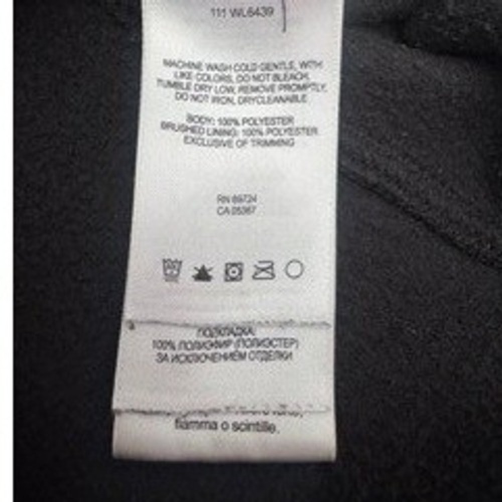 Columbia Womens Fleece Jacket Full Zip Black Size Medium - Picture 4 of 7